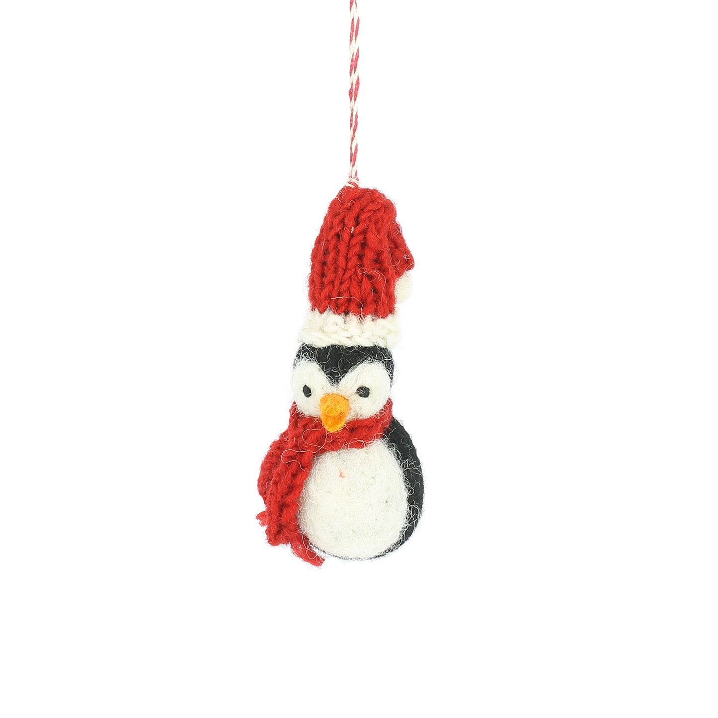 Penguin with Scarf Decoration