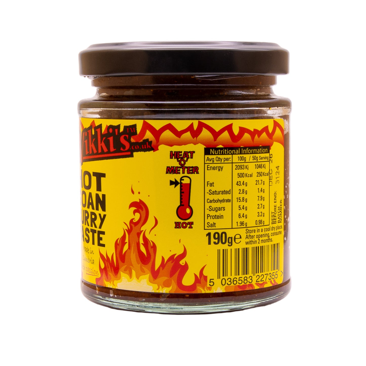 Mr Vikki's Hot Goan Curry Paste 190g