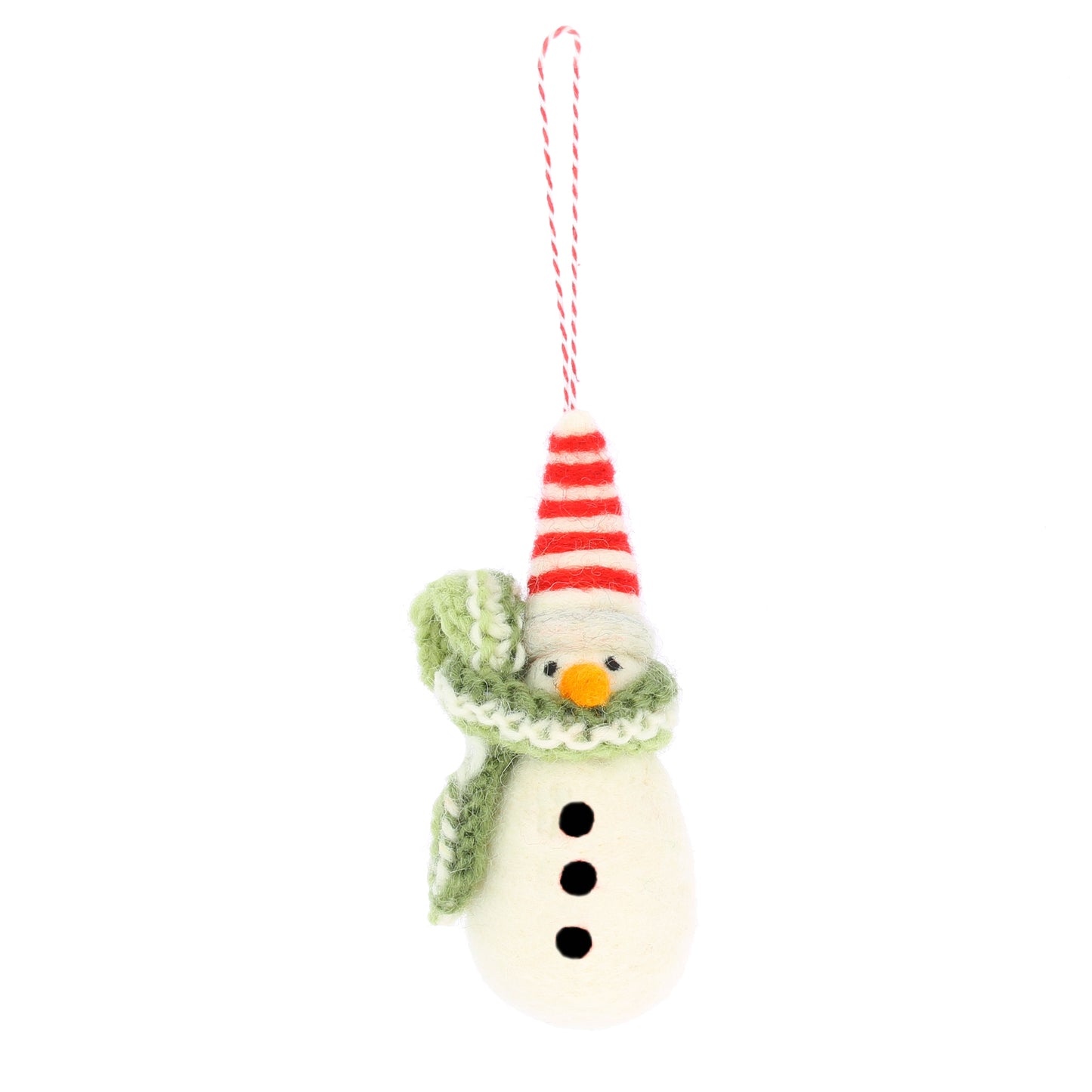 Snowman with Scarf Decoration
