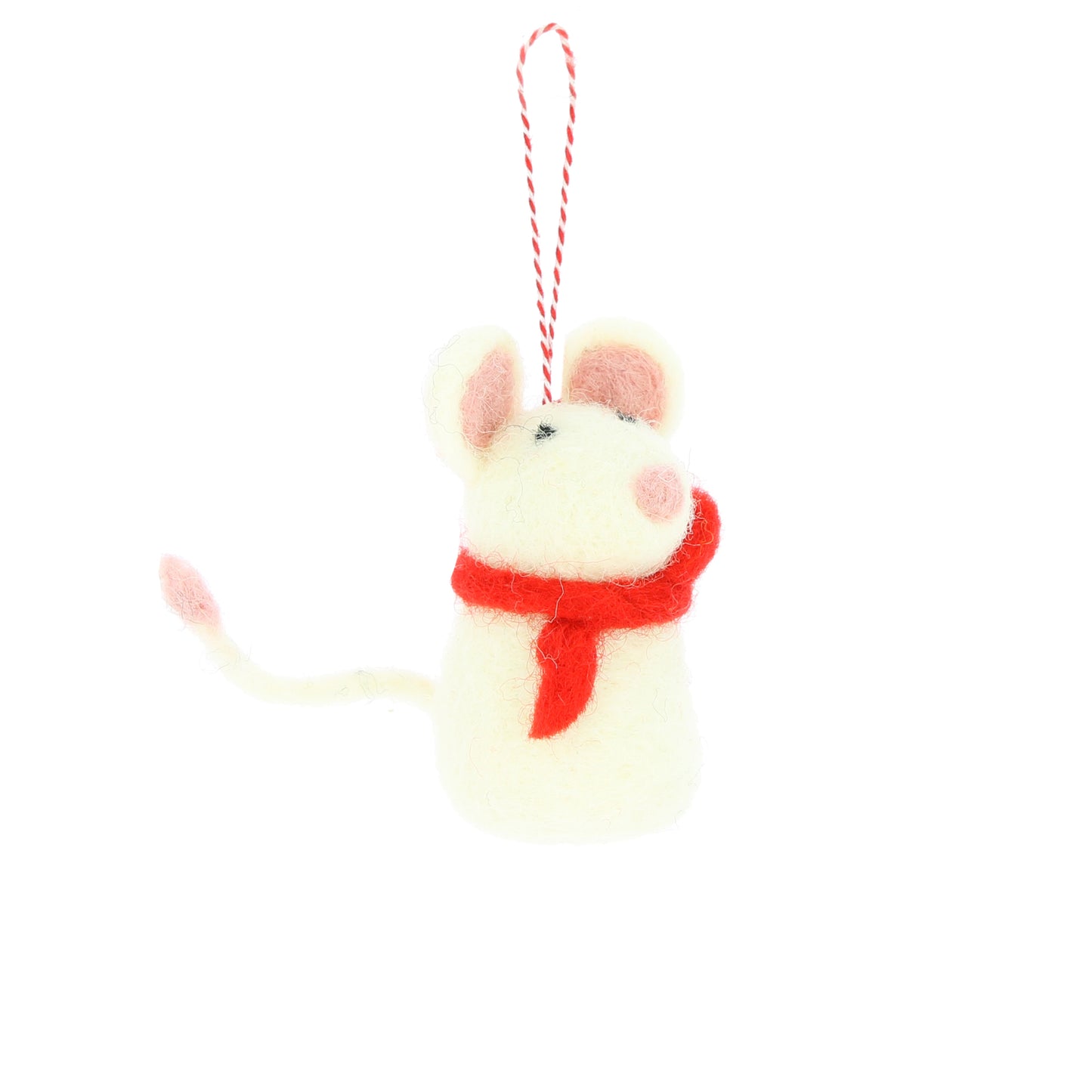 Mouse with Scarf Decoration