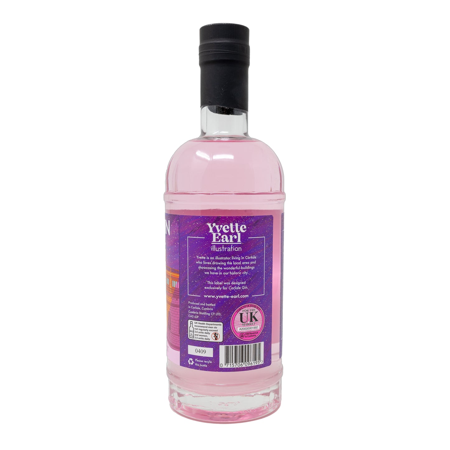 Cumbria Distilling Co - Carlisle Gin - Raspberry & Passionfruit Gin - 2 Sizes