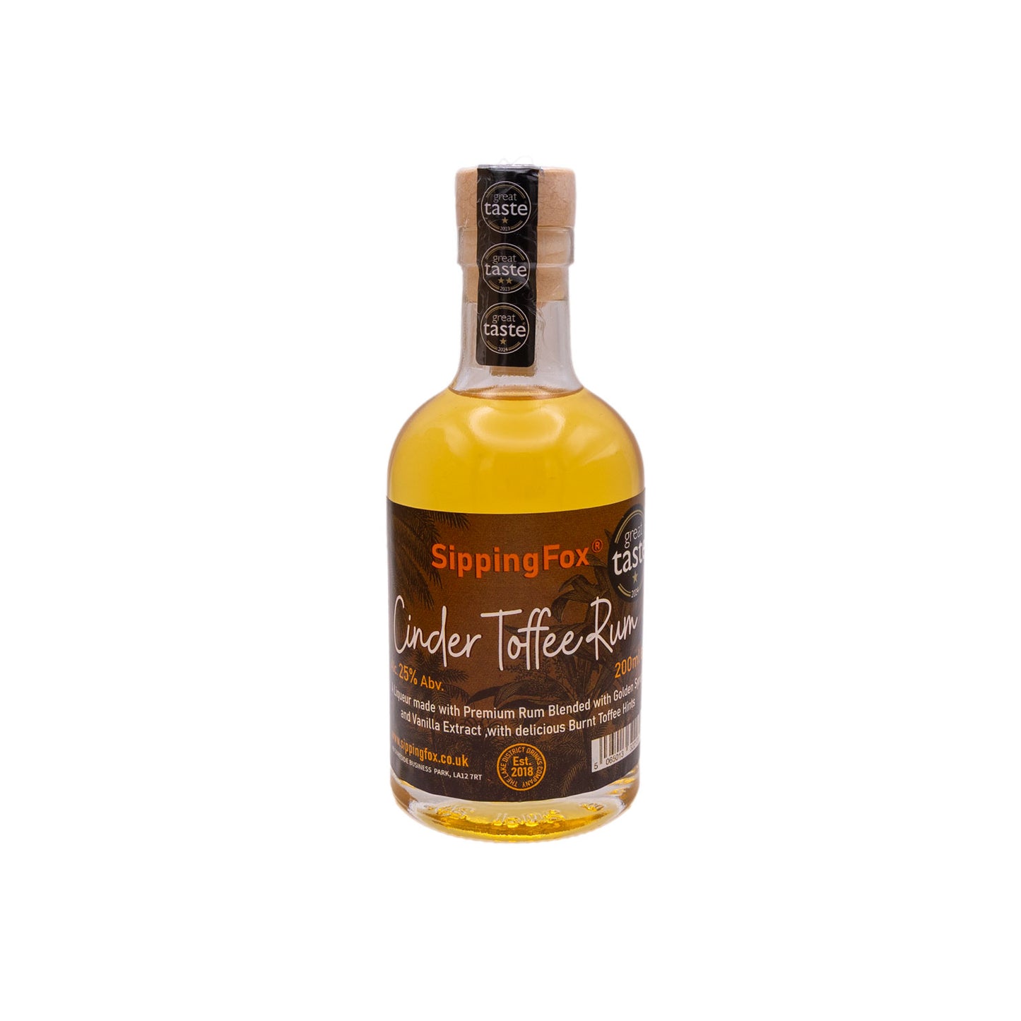 SippingFox Cinder Toffee Rum Liqueur