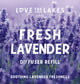 Love the Lakes Fresh Lavender 200ml Reed Diffuser Refill