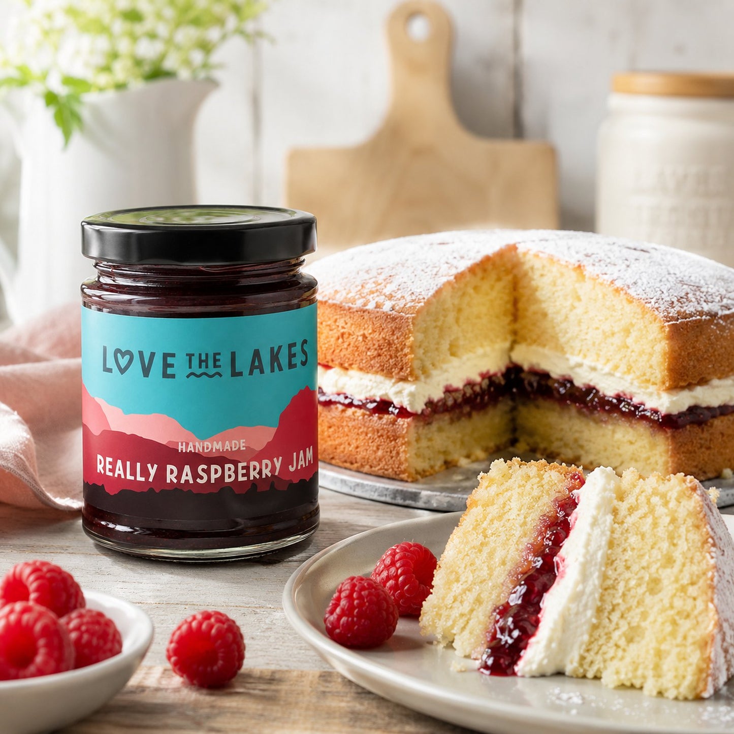 Love the Lakes Really Raspberry Jam 227g