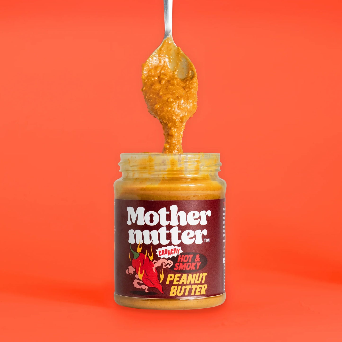 Wild and Fruitful Mothernutter Crunchy Hot & Smoky Peanut Butter 280g