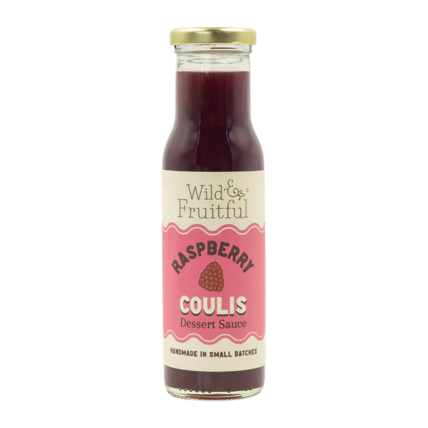 Wild and Fruitful Raspberry Coulis (Pourable Dessert Sauce) - 290g