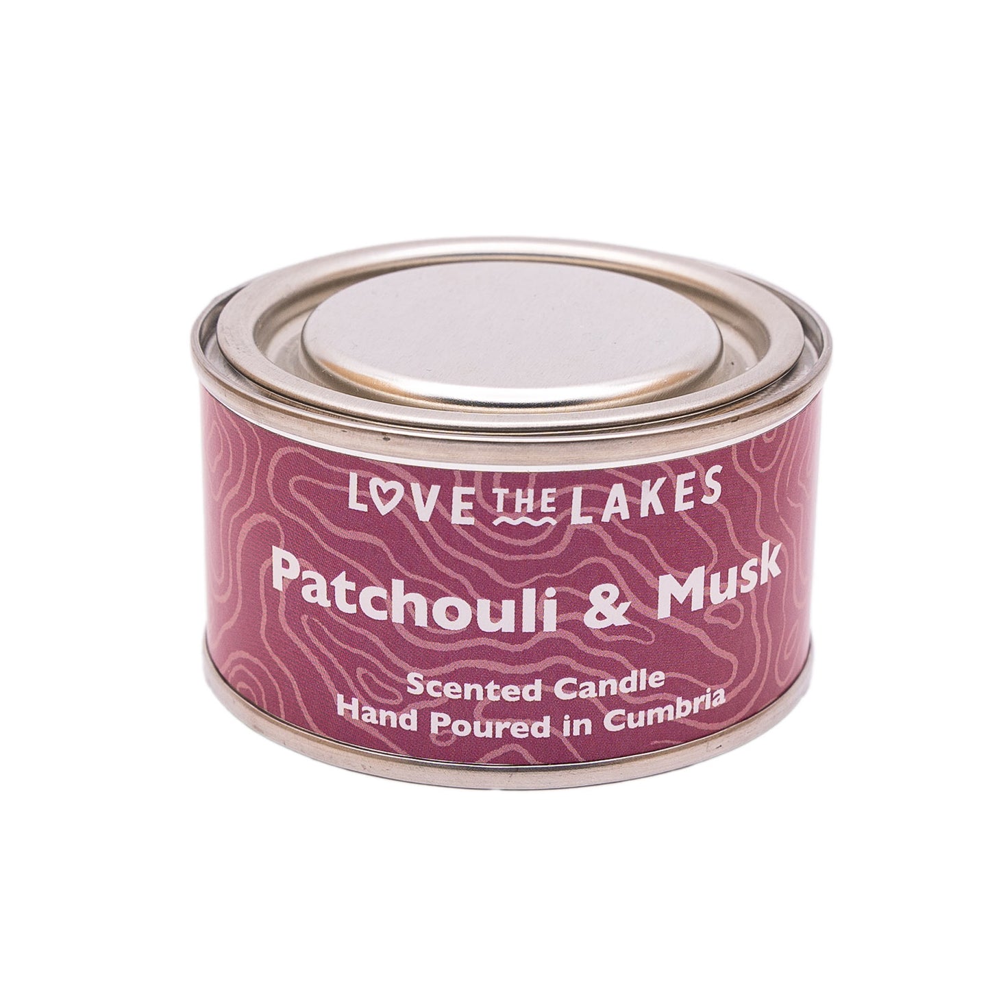 Love the Lakes Patchouli & Musk Candle Tin - Available in Two Sizes