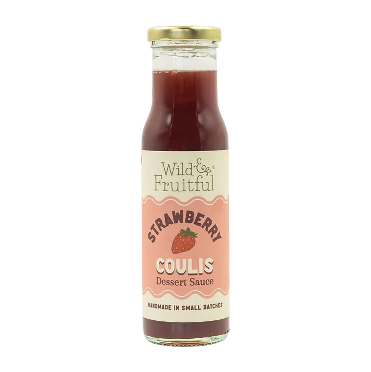 Wild and Fruitful Strawberry Coulis (Pourable Dessert Sauce) - 290g