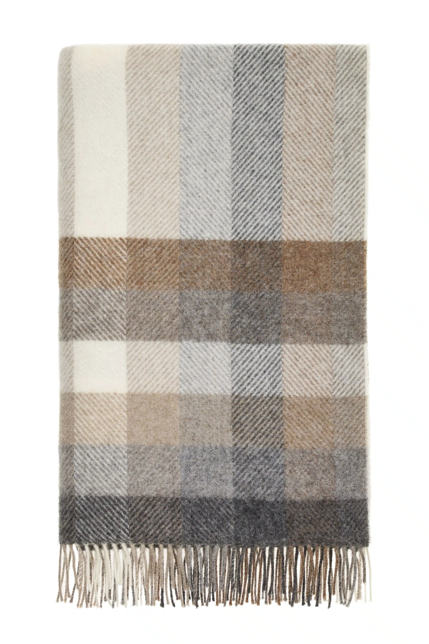 Bronte by Moon Woodale Natural Throw Blanket