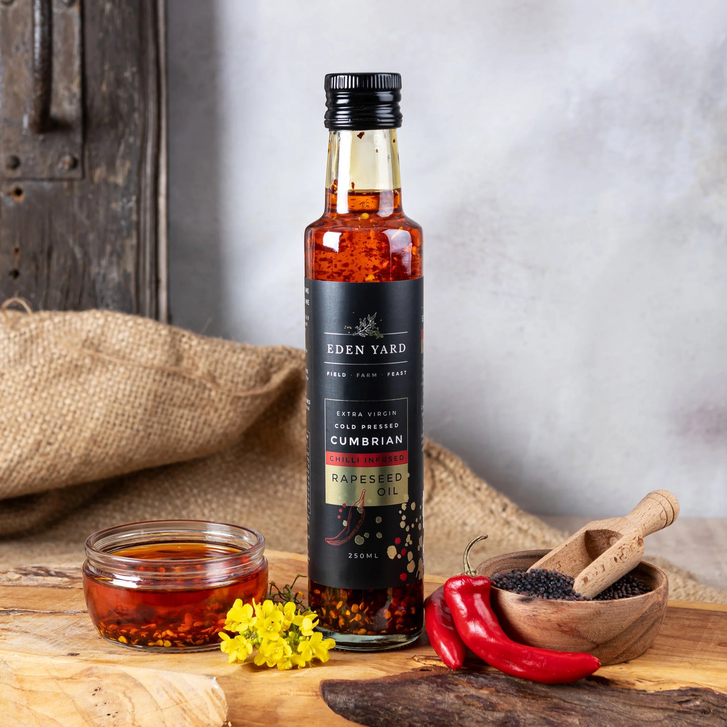 Eden Yard Chilli Infused Rapeseed Oil 250ml