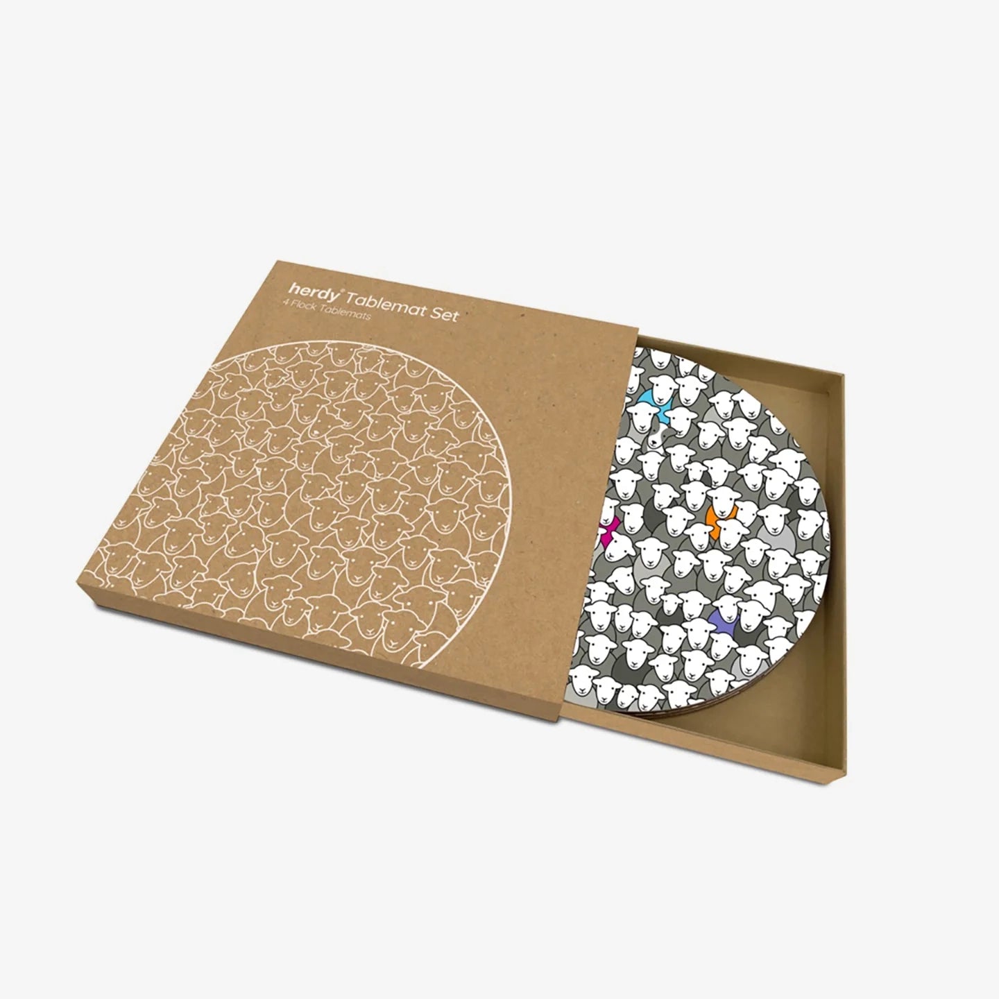 Herdy Flock Table Mats - Set of 4