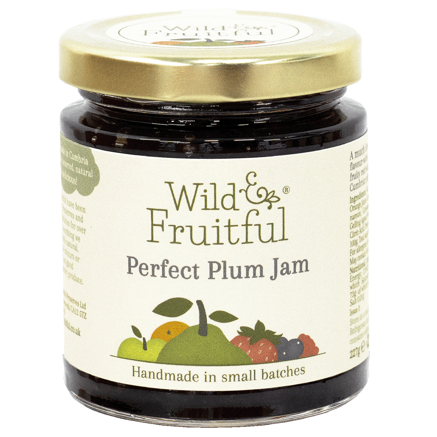 Wild and Fruitful Perfect Plum Jam - 227g