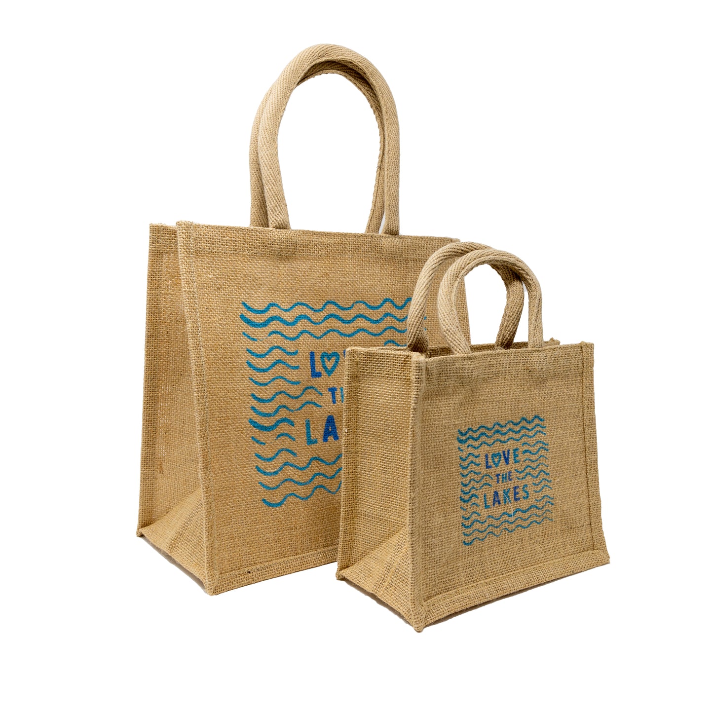 Love the Lakes Medium Jute shopper bag