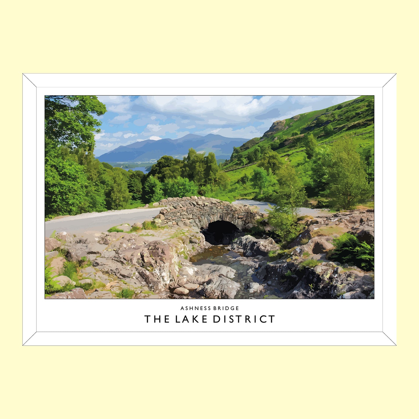 Love the Lakes Ashness Bridge A3 Poster