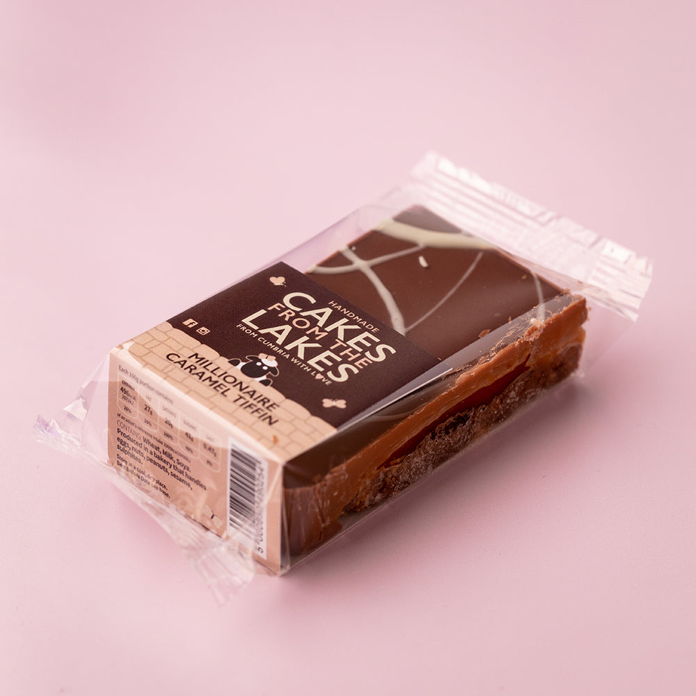 Cakes from The Lakes Millionaire Caramel Tiffin Sharing Slab