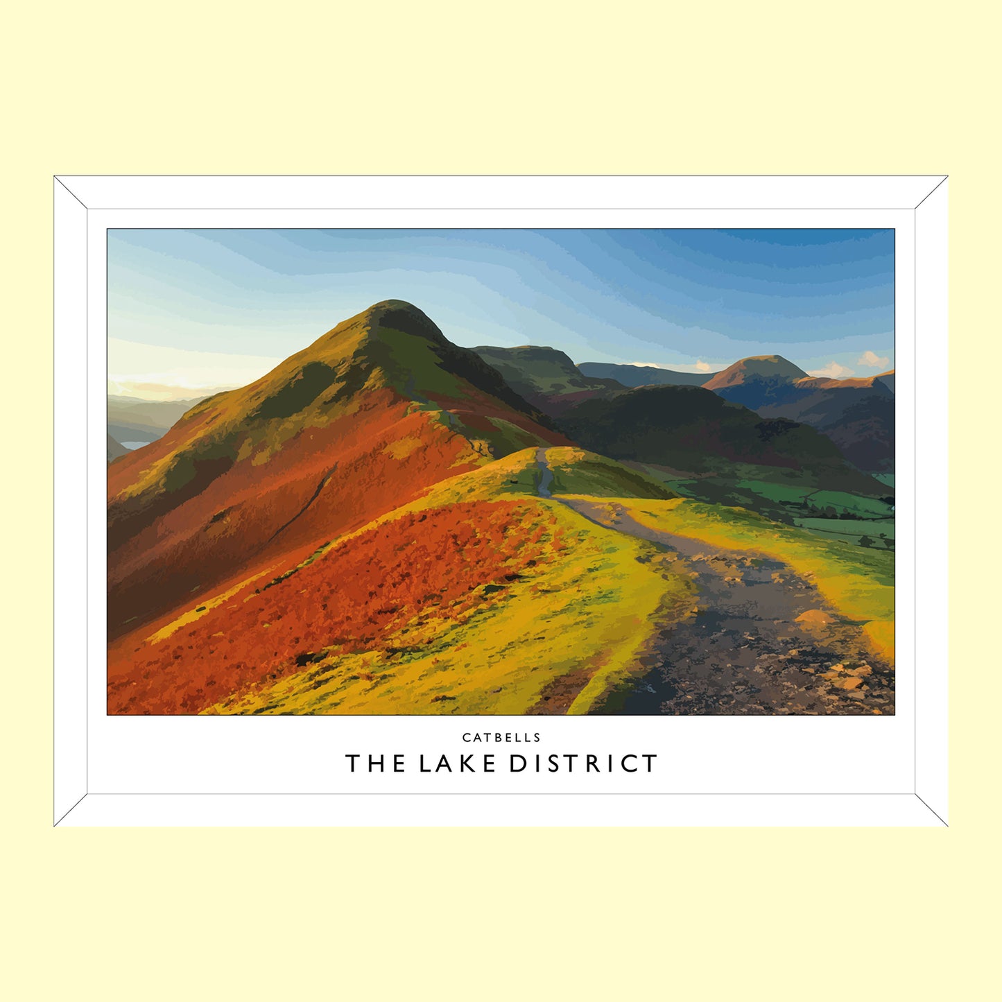 Love the Lakes Catbells A2 or A3 Poster