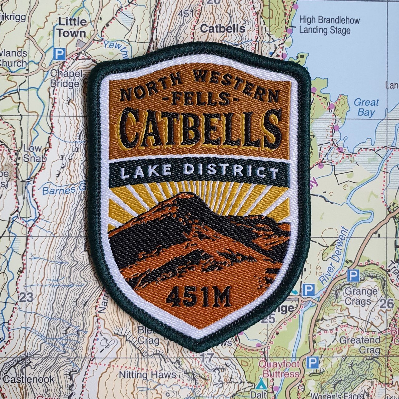 Catbells Iron On Patch