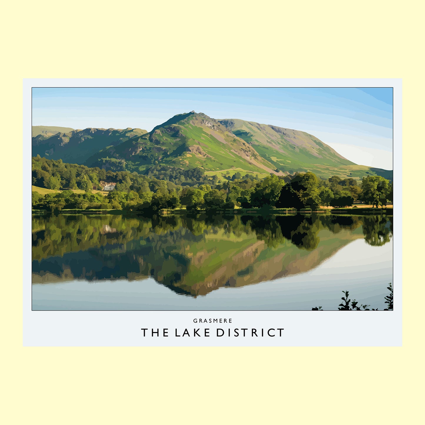 Love the Lakes Grasmere A3 Poster