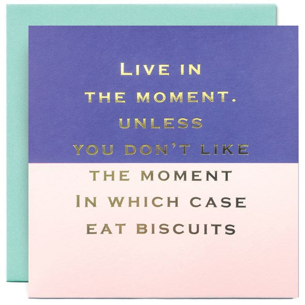 Susan O'Hanlon Live In The Moment Card