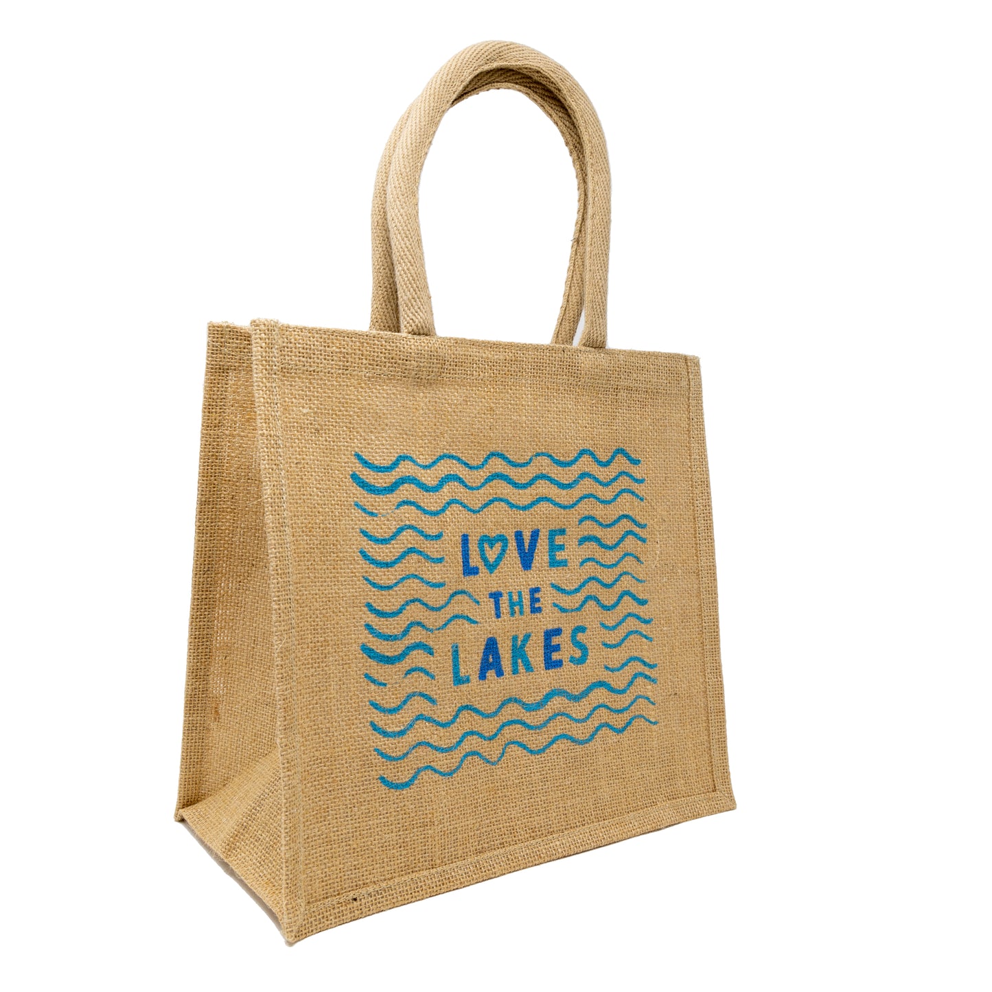 Love the Lakes Medium Jute shopper bag