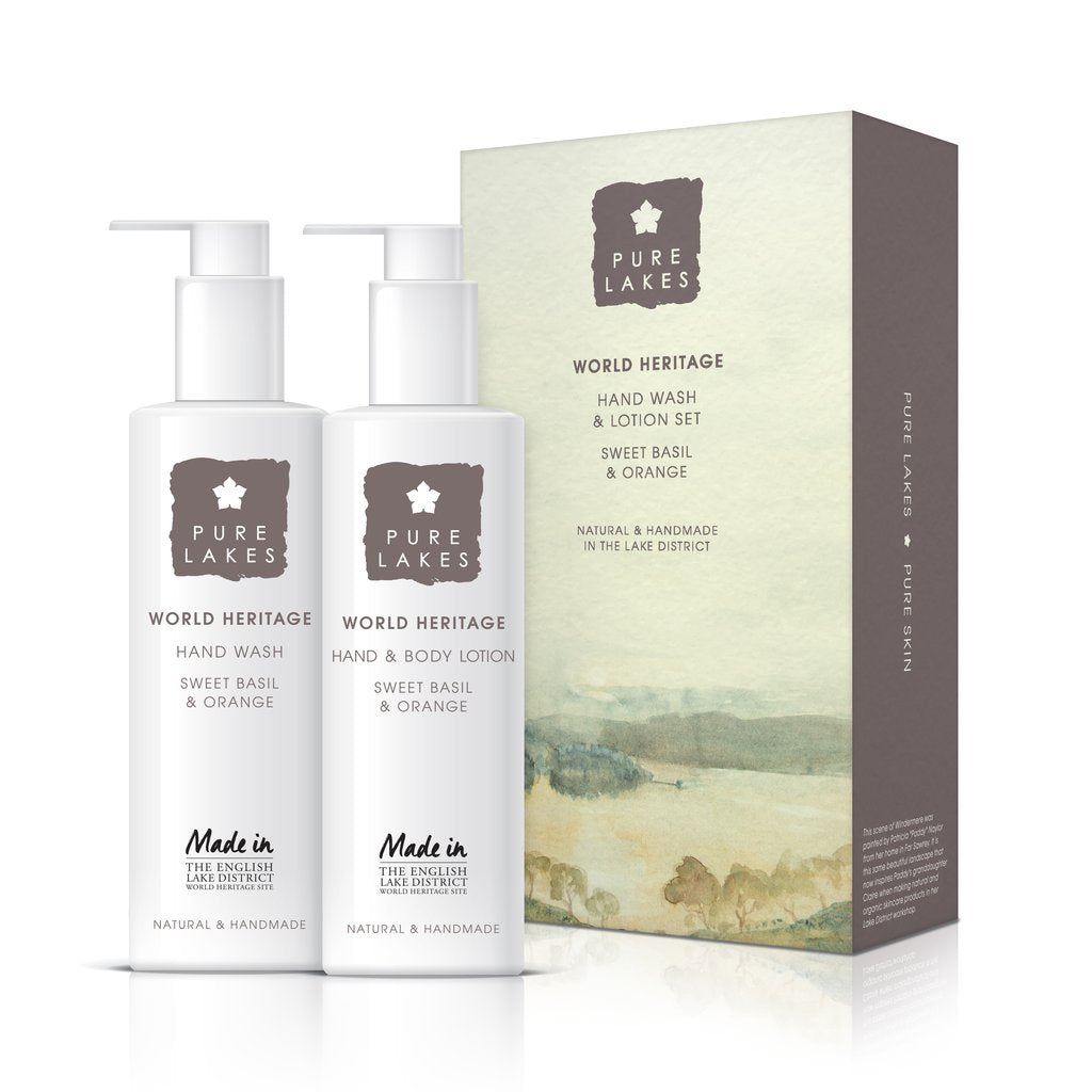Pure Lakes Sweet Basil & Orange World Heritage Gift Set