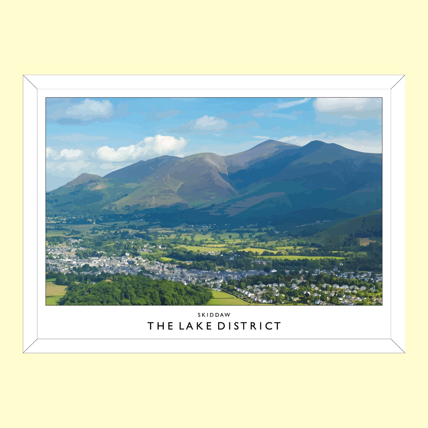 Love the Lakes Skiddaw A2 or A3 Poster