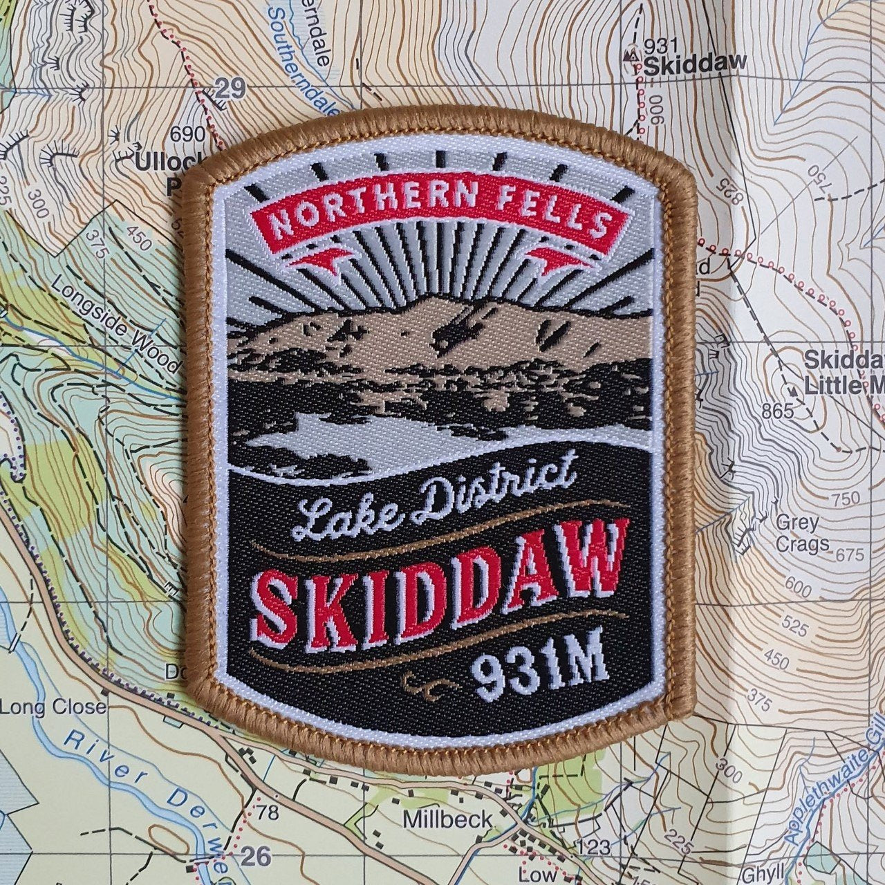 Skiddaw Iron On Patch