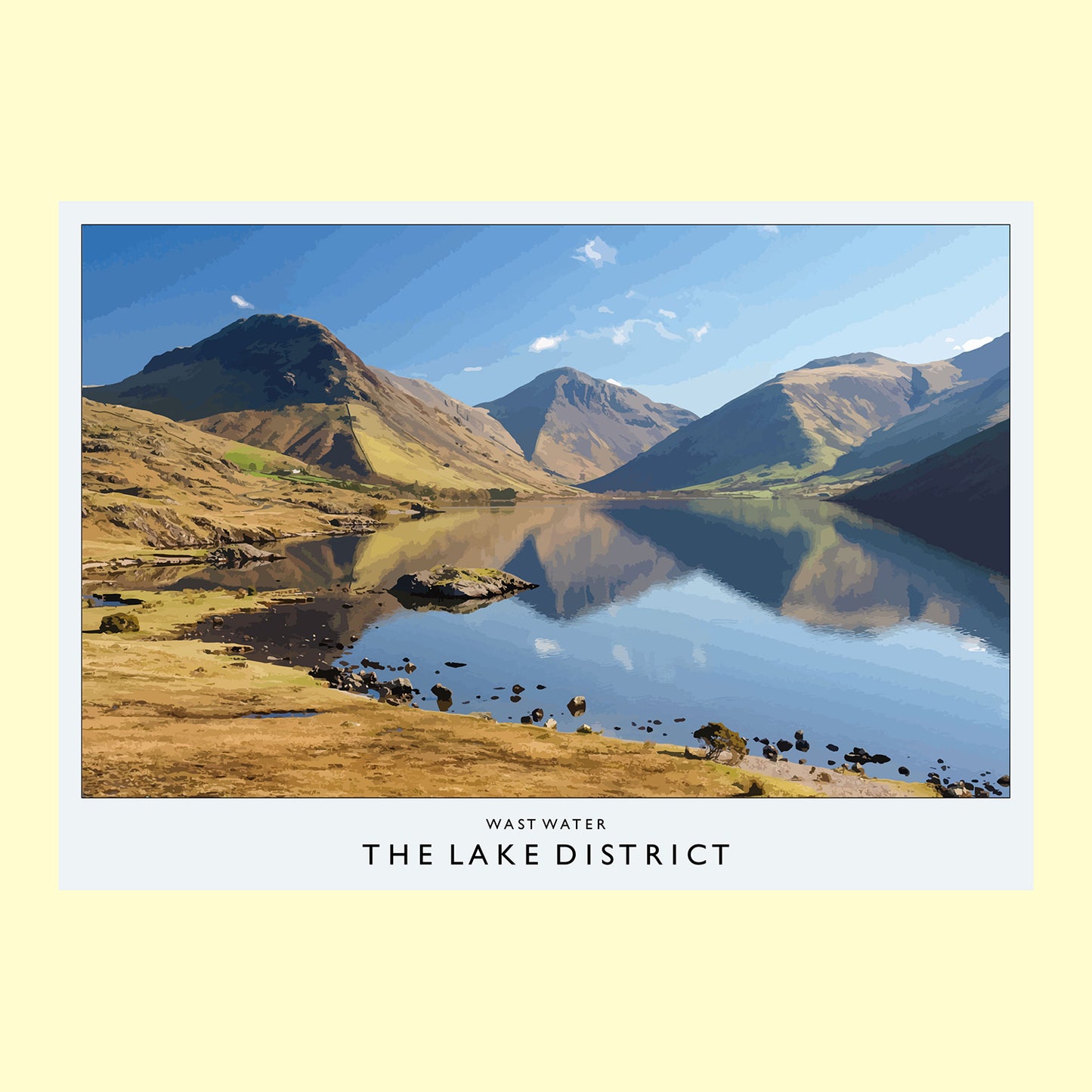 Love the Lakes Wast Water A3 Poster