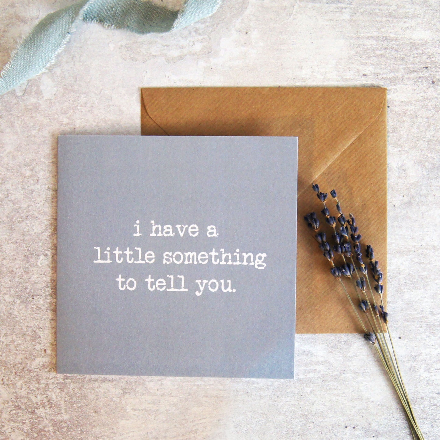Dolly & Doug Something to Tell You Card