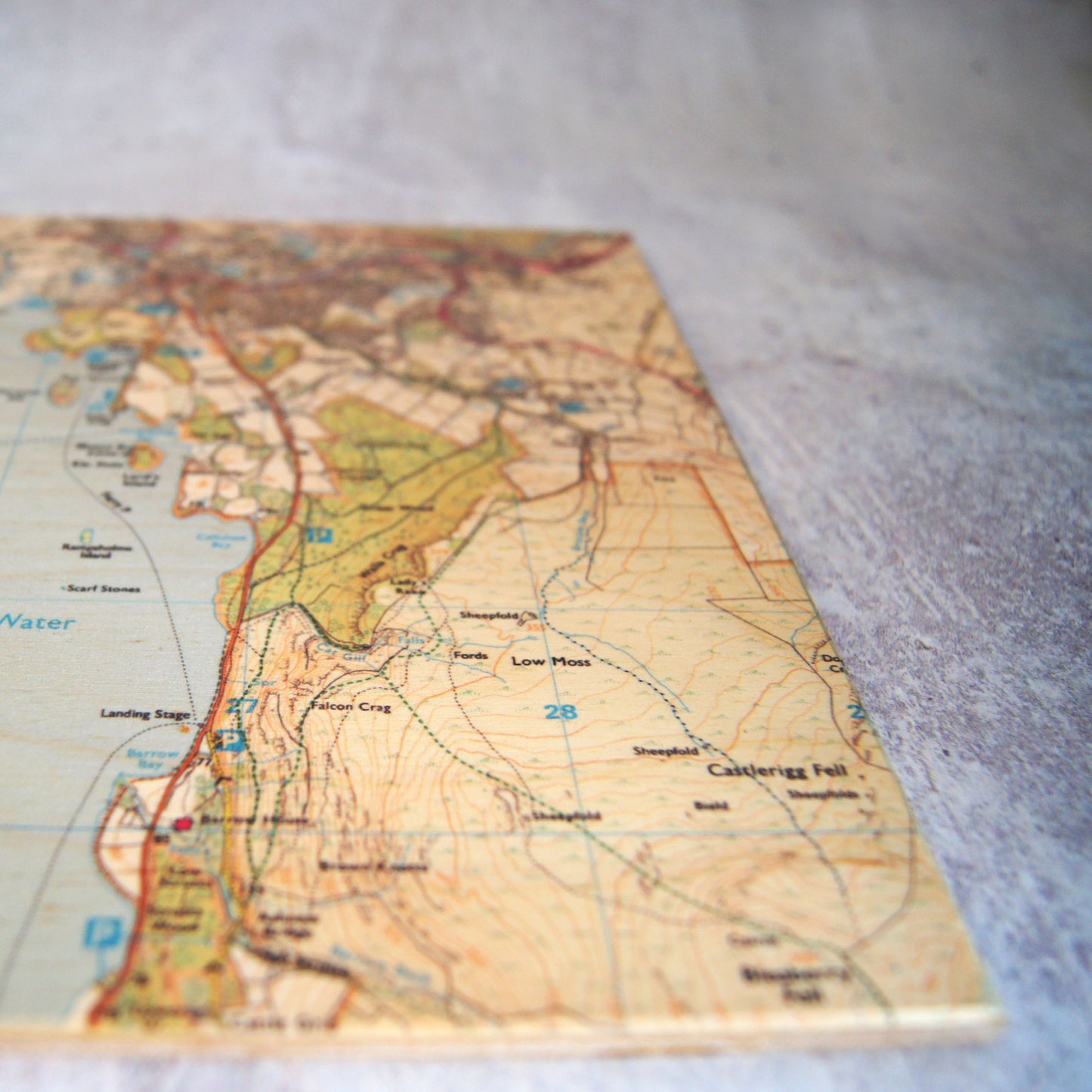 Keswick O.S Map Table Mat