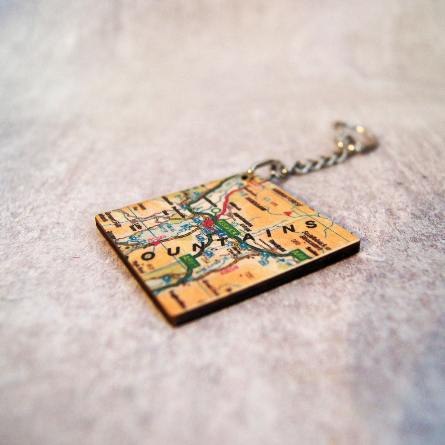 Bowness on Windermere OS Map Keyring