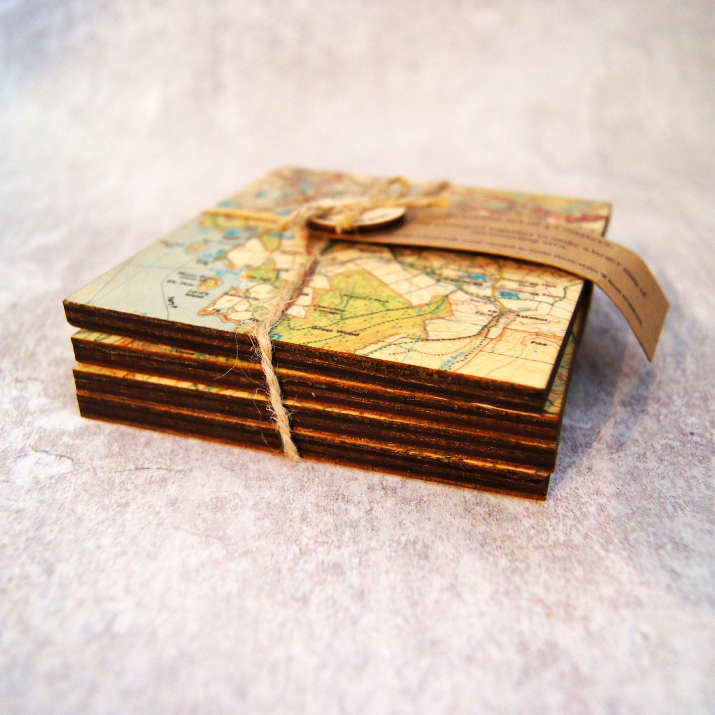 Keswick O.S Map Set of 4 Coasters