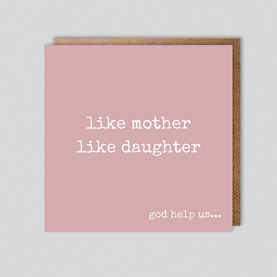 Dolly & Doug Like Mother Like Daughter Card