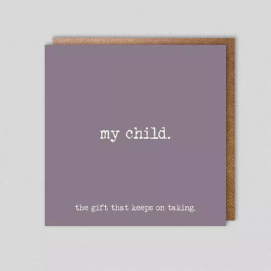 Dolly & Doug My Child Card