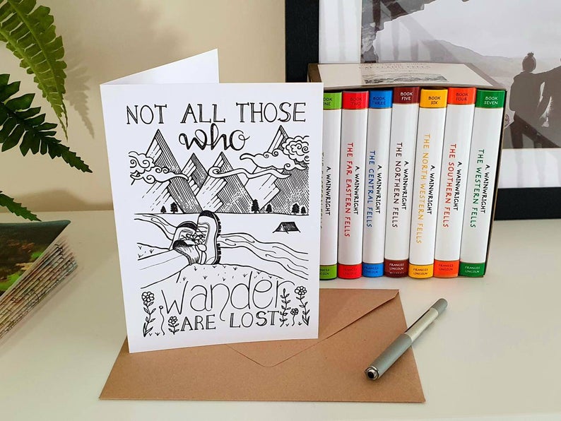 Wild & Wanderlust Not All Those Who Wander Greetings Card