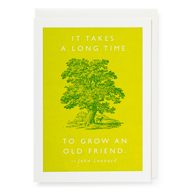 Archivist Old Friend Card