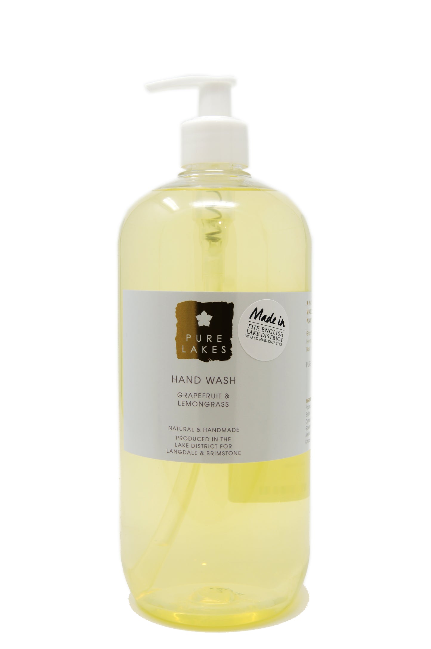 Pure Lakes Grapefruit & Lemongrass Hand Wash 1L Refill
