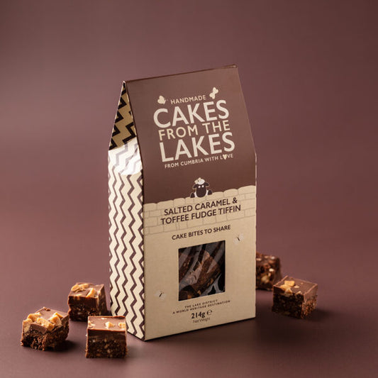 Cakes from The Lakes Salted Caramel & Toffee Fudge Tiffin