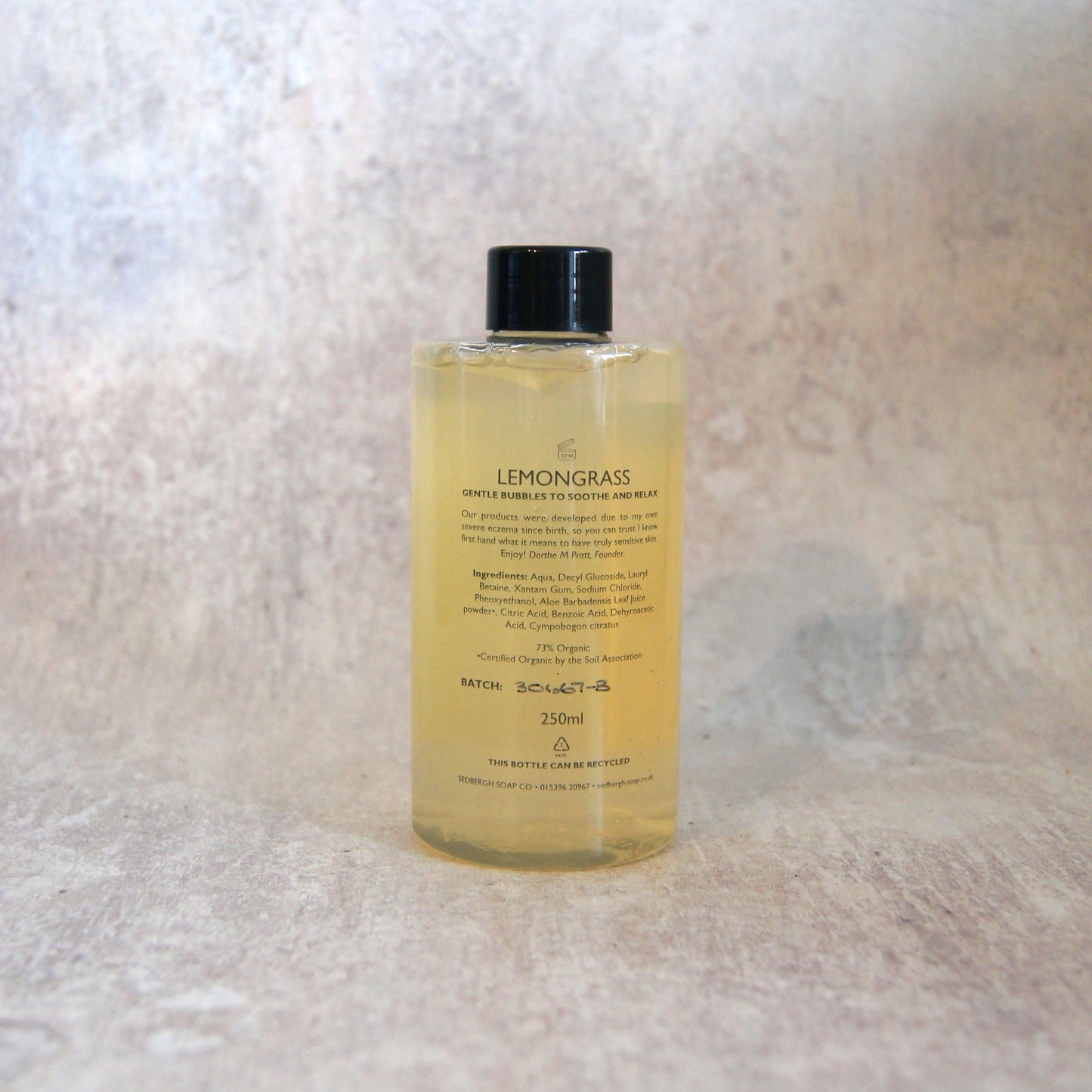 Sedbergh Soap Company Lemongrass Bubble Bath 250ml