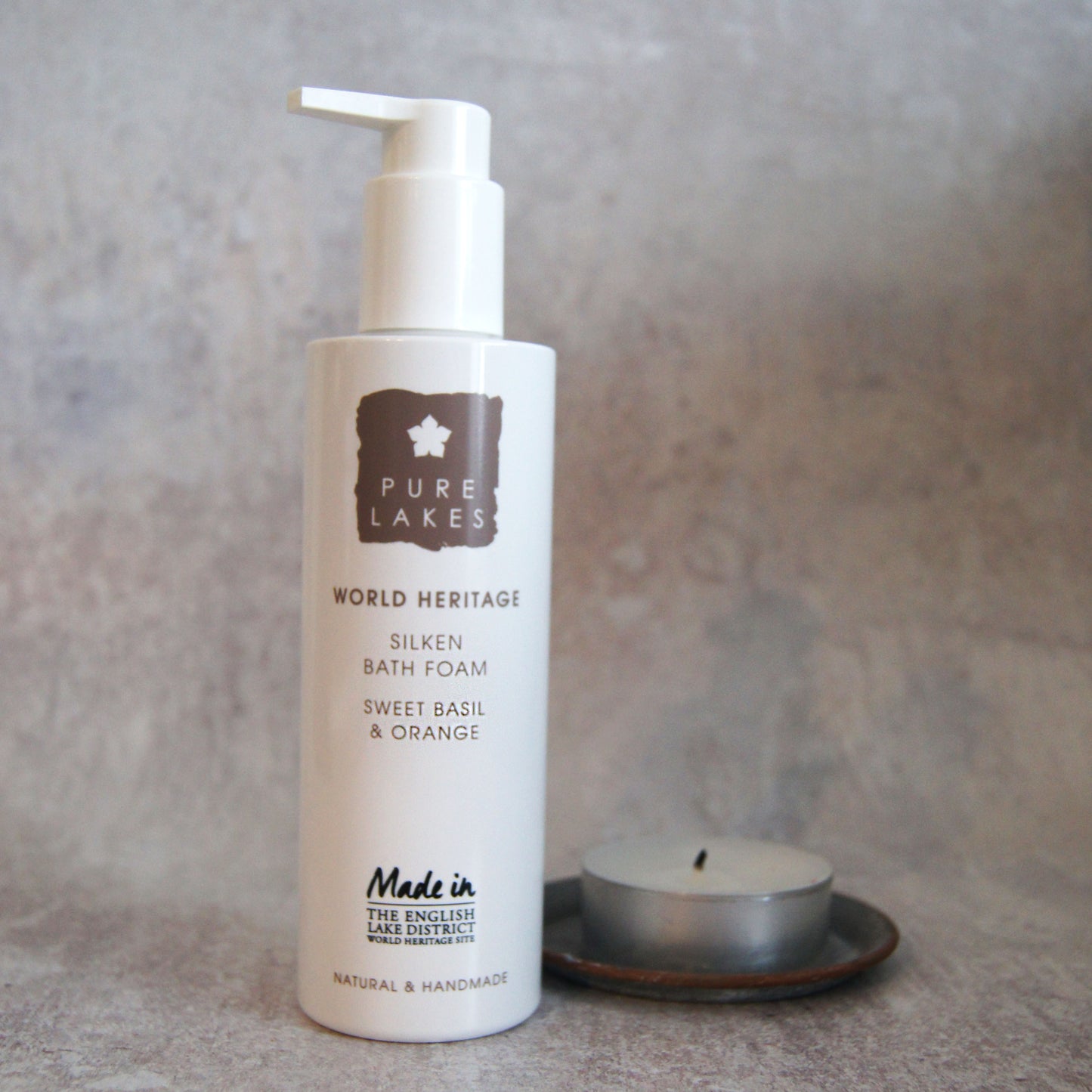 Pure Lakes Sweet Basil & Orange Silken Bath Foam