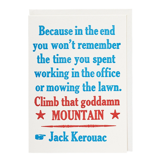 Archivist Climb That Mountain Card