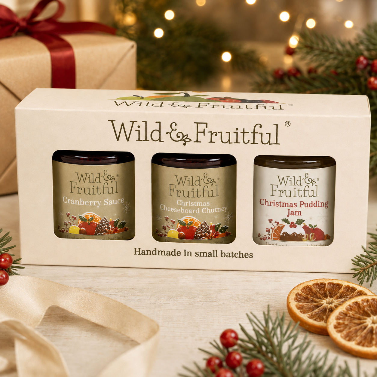 Wild & Fruitful Christmas 3 Jar Gift Set