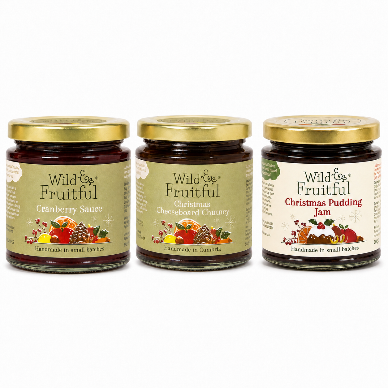 Wild & Fruitful Christmas 3 Jar Gift Set