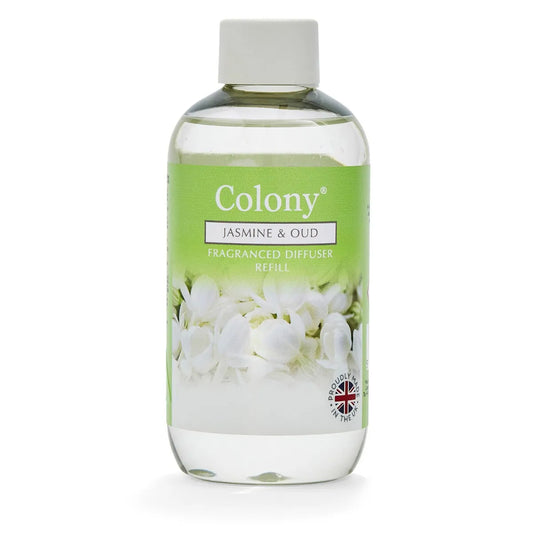 Wax Lyrical Colony Jasmine and Oud 200ml Reed Diffuser Refill