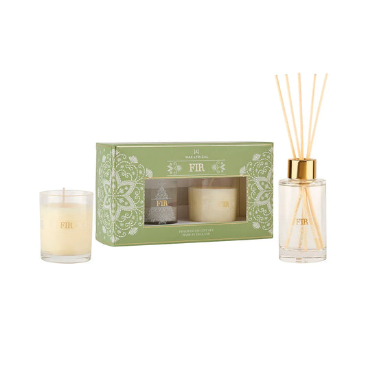 Fir Candle and Diffuser Gift Set