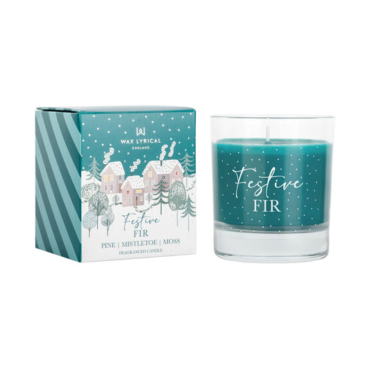 Wax Lyrical Festive Fir Candle Jar in Festive Gift Box