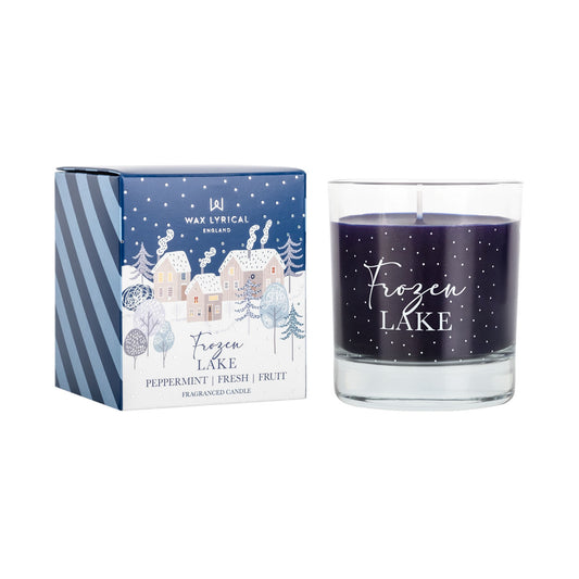 Wax Lyrical Frozen Lake Candle Jar in Festive Gift Box