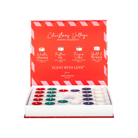 Wax Lyrical Fragranced Tealight and Holder Advent Gift Set