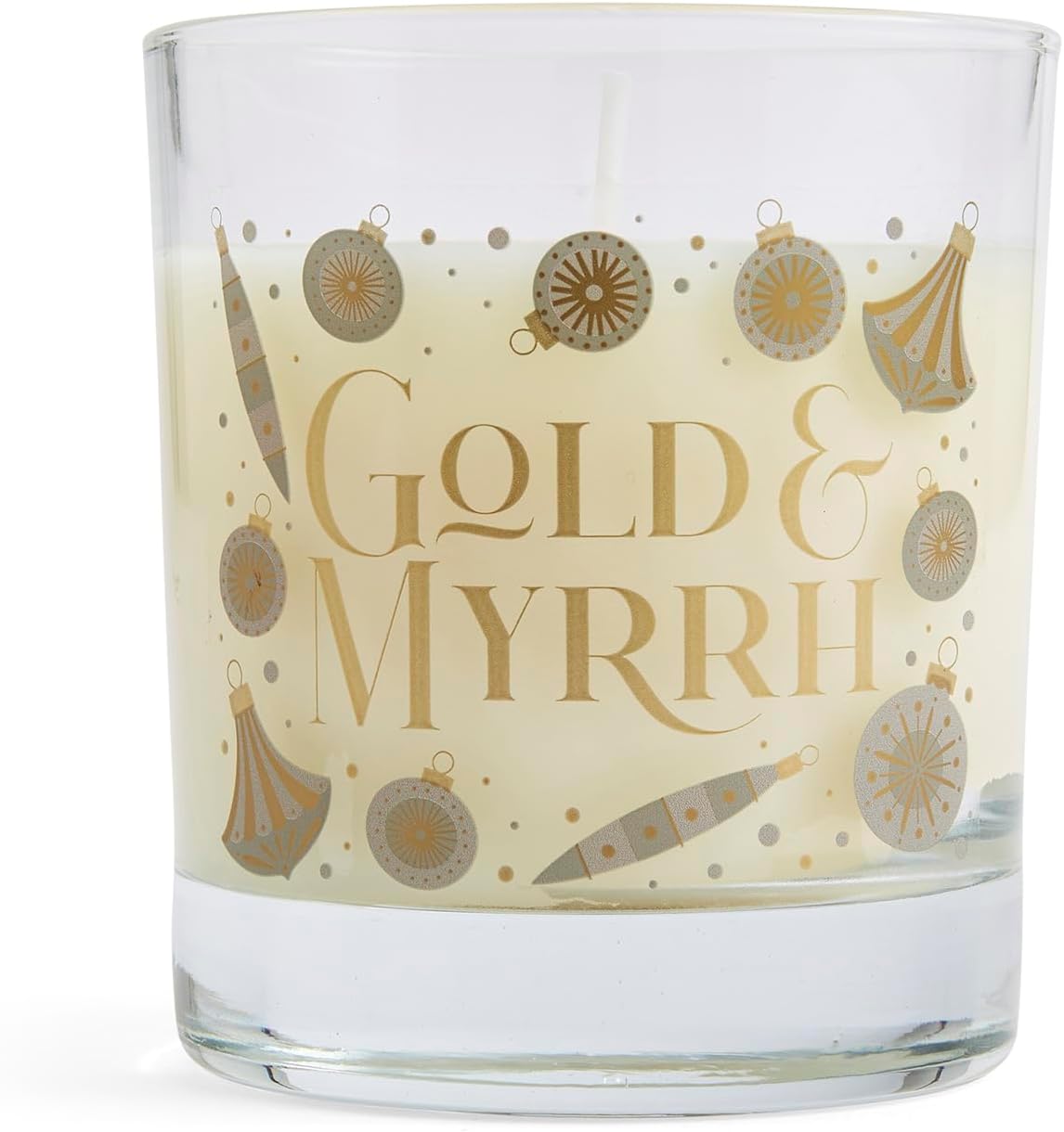 Wax Lyrical Gold & Myrrh Candle Jar in Festive Gift Box