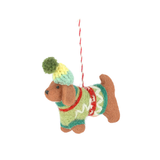 Dachshund in Jumper Decoration